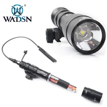 Тактический светильник WADSN M600DF с двойным топливом, светодиодный светильник для скаута, 1400 люменов, для страйкбола, подходит для 20 мм, 1913 рельсов, оружейный светильник s WD04001