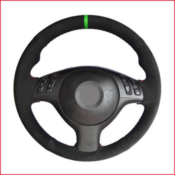 

Mewant Black Suede DIYSteering Wheel Cover for BMW M Sport 3 Series E46 330i 330Ci 5 Series E39 540i 525i 530i M3 M5 2000-2006
