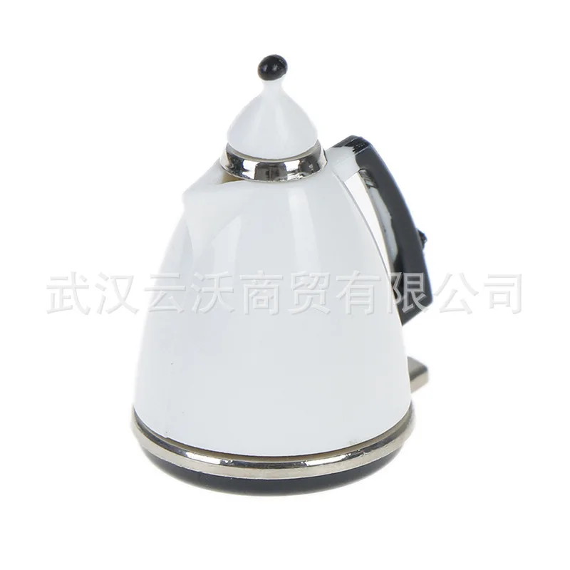 

1: 12 Dollhouse Mini Model Restaurant Accessories Ob11 for Pure White Kettle with Modern