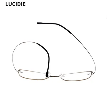

LUCIDIE Beta Titanium Glasses Frame for Women Men Cat Eye Eyewear Optical Prescription Spectacles Frames Ultralight Eyeglasses