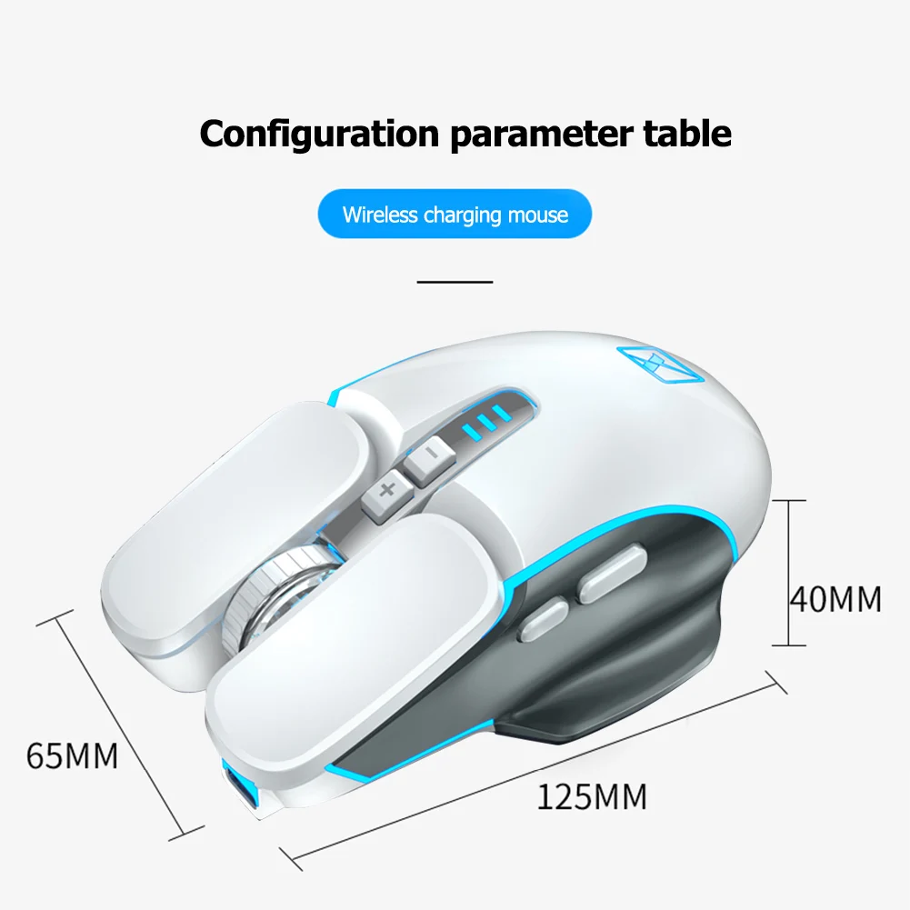 Wireless M215 Gaming Mouse Rechargeable Wireless 2400 DPI Ergonomic Keys RGB LED Mouse For Laptop Computer for Gamer _ - AliExpress Mobile