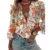 Women Long Sleeve Blouse Elegant V-neck Sexy Shirt Casual Office Ladies Blouses Elegant Woman Clothes Ruffles Shirts