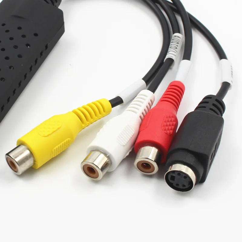Новое поступление 4 канальный адаптер захвата Easycap Capture USB 2 0 для видео ТВ DVD VHS