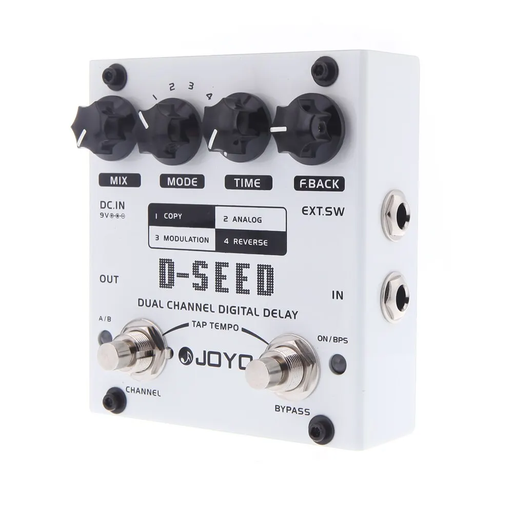 

JOYO D-SEED Dual Channel Digital Delay Guitar Effect Pedal with Four Modes Guitar Parts & Accessories