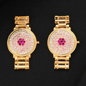 

GODKI Famous Brand Luxury Fashion AAA cubic zirconia pave setting baguette stones earrings women's unique Wedding jewelry New