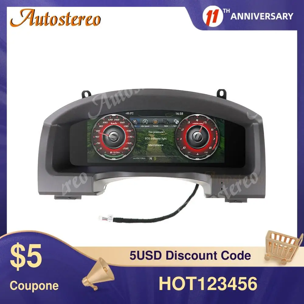 Измеритель экрана Android 9 панель инструмента Замена развлекательная система для