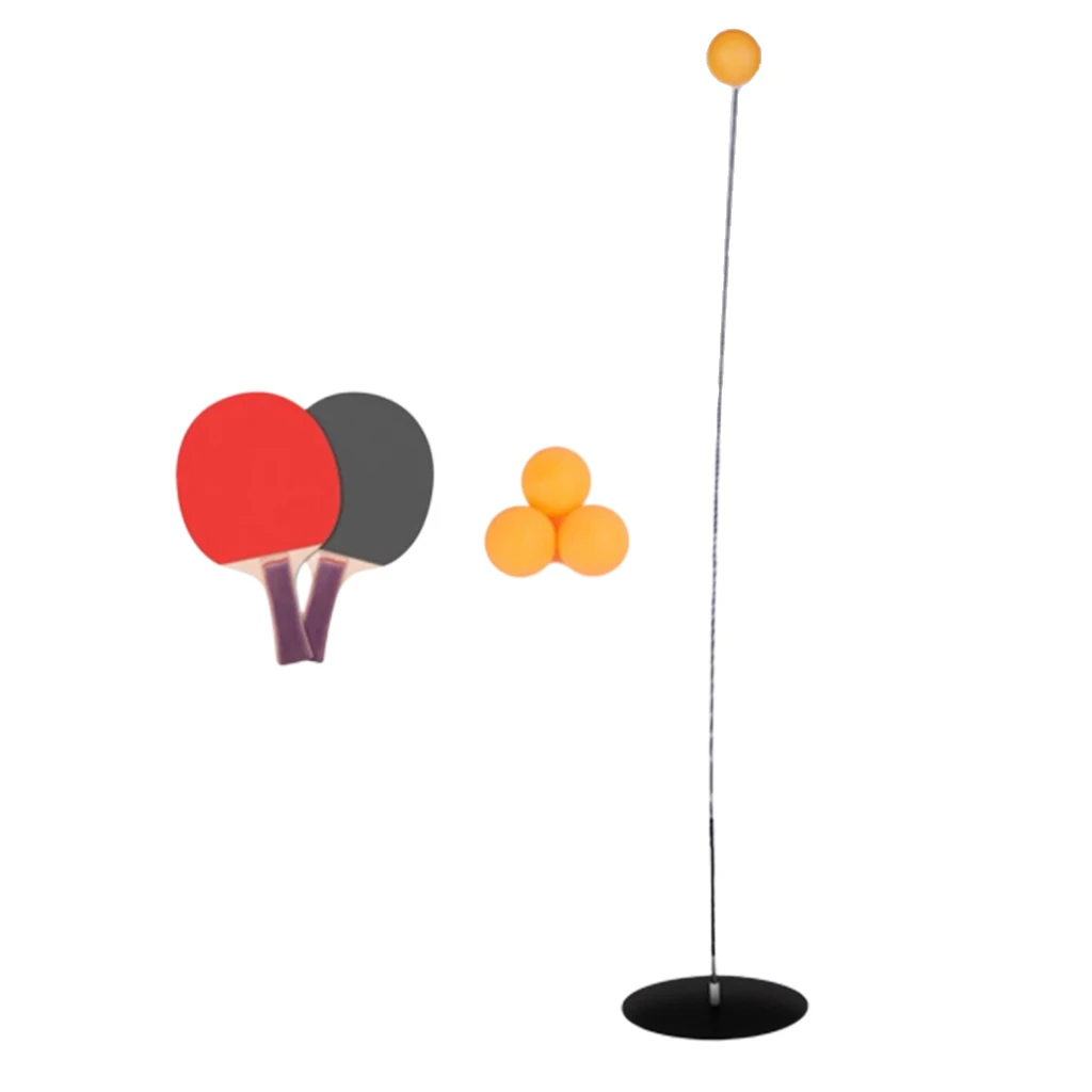 Portable Table Tennis Trainer Table Tennis Soft Shaft Training Machine Elasticity Kid Adult Ping Pong Practice Train Indoor Game
