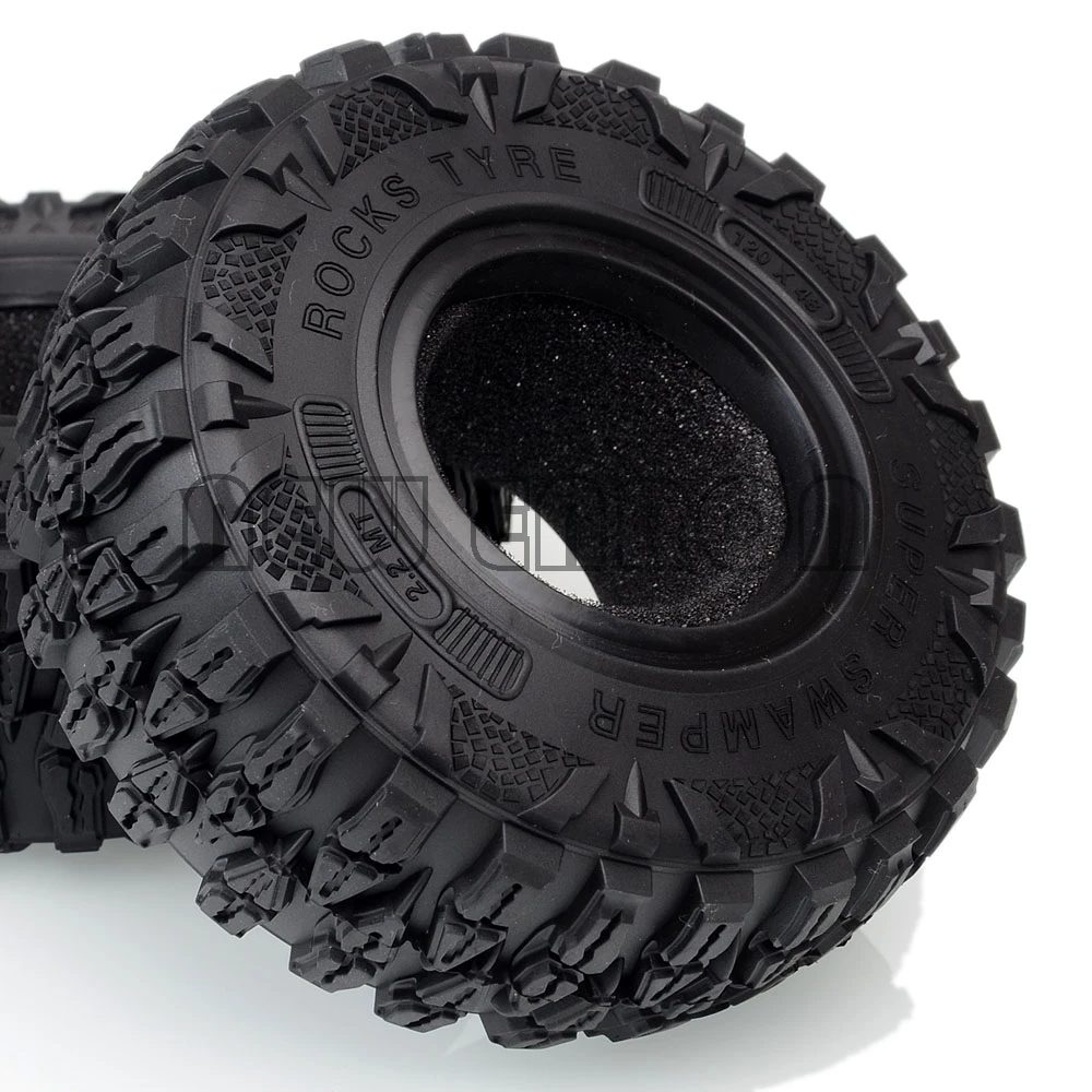 Новые шины ENRON 1P 2 &quotSuper Swamper Rocks 120 мм для 1:10 RC SCX10 90046 90047 D90 CC01 TRX4 YETI KM2 RR10 Рейфы 90056 |