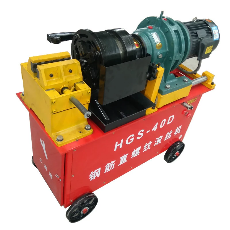 

Gs-40b Thread Threading Machine Automatic Electric Straight Thread Threading Machine Steel Bar Straight Thread Rolling Machine