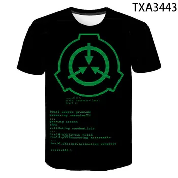 

2020 New Summer Scp T-shirts 3D Prined T Shirt Men Women Children T-shirts Casual Short Sleeve Boy Girl Kids Cool Tops Tee