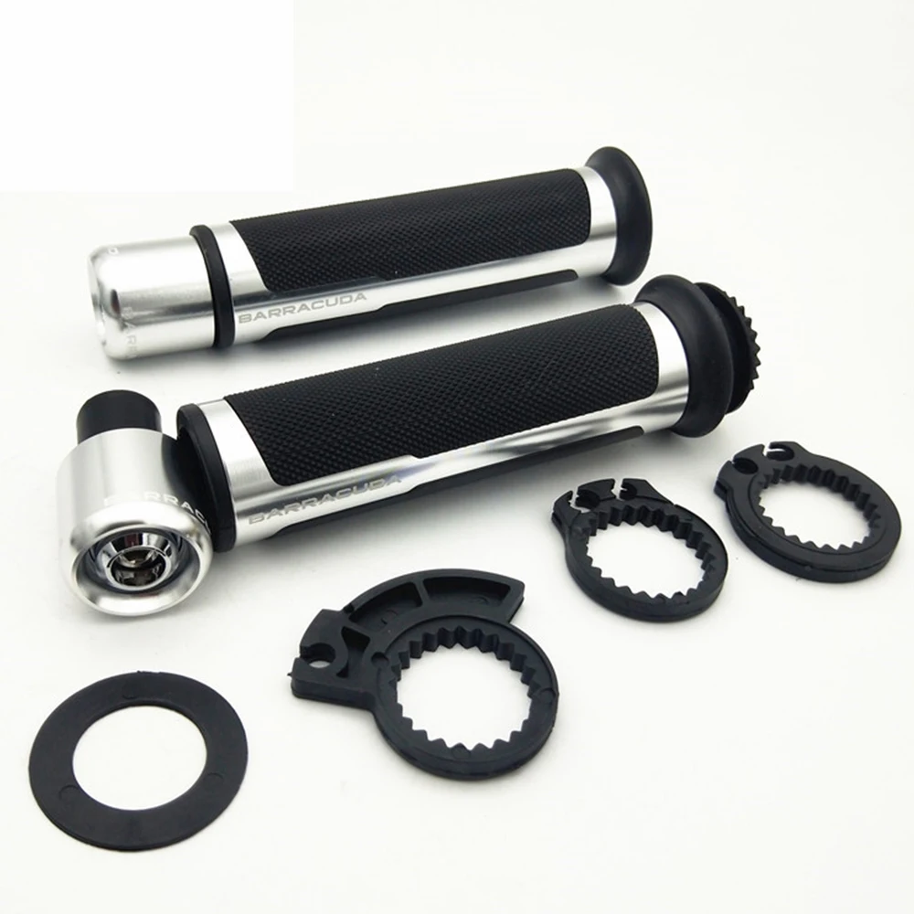 universal motorbike handle Motorcycle grip handles grips For HONDA cbr 600 rr transalp x11 varadero 125 forza 125 forza 300 - Цвет: Silver