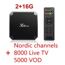 X96 World pro IP tv X96 mini 4k Android 7,1 tv Box с 4800+ VOD LIVE IP tv турецкий US UK Isreal HDMI 2,0 x96mini Smart tv Box