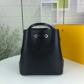 

High-end custom luxury brand women's bag single shoulder diagonal back women's bag corrugated cowhide bucket bag