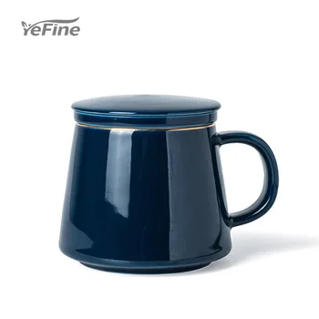 

YeFine Luxury Gift 320ML Office Cup Ceramic Tea Cup Set Drinking Mugs