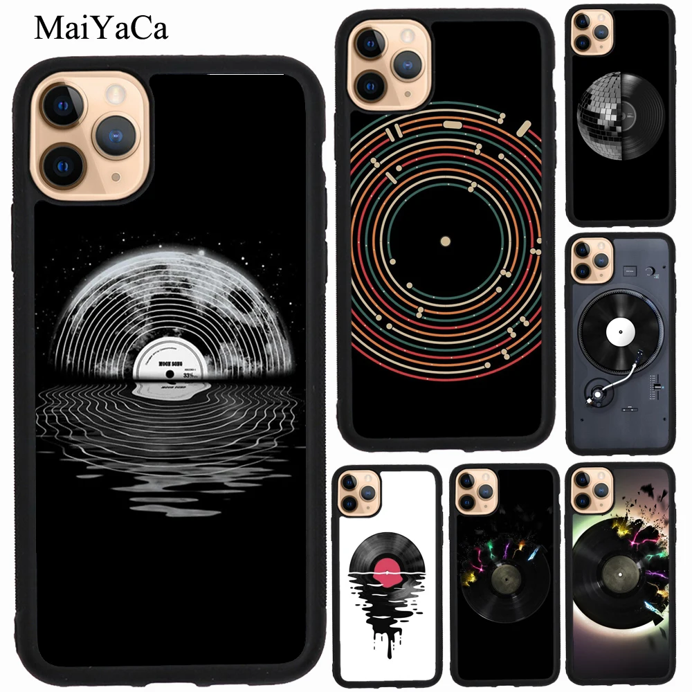 MaiYaCa виниловый DJ диск художественный чехол для iPhone 11 Pro Max 12 mini XS X XR SE 2020 6S 7 8 Plus