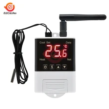 DTC1201 AC 110V 220V cyfrowy termostat czujnik NTC wyświetlacz LCD WiFi regulator temperatury termoregulator na ogrzewanie chłodzenie