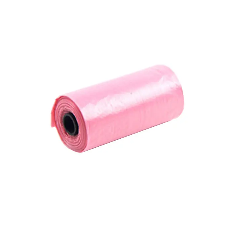 Pink 1 рулон/20 шт мусорный мешок для сбора мусора от домашних животных пластиковые отходы щенок Кошка Собака заправка открытый pick Up Poop Собаки Сумки Домашние животные принадлежности - Цвет: Pink