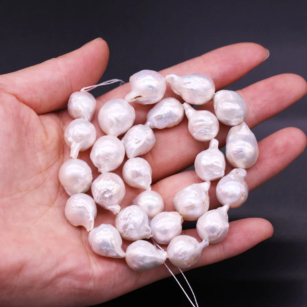

Baroque Pearl Beading AA Natural Freshwater Loose Peal Beads for Jewelry Making Necklace DIY Bracele 12-13 mm