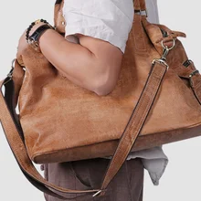 Мужская Дорожная сумка из натуральной кожи с масляным воском, вместительная модная дорожная сумка в английском стиле, сумка через плечо унисекс Viaje DF112