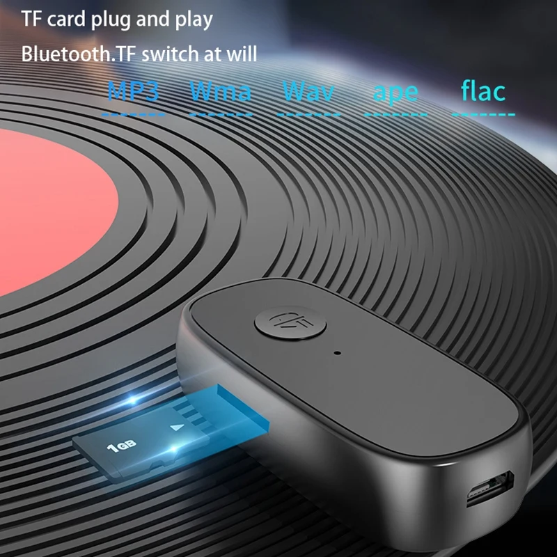 Bluetooth 5 0 Receiver 3 5mm Jack AUX Lavalier Portable Receiver for Car Headphone Speaker Stereo Music