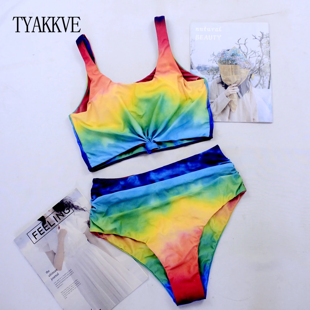 

Push Up Sexy High Waist Bikini Swimwear Women Swimsuit Biquini 2020 Ruffle Bathing Suit Bikinis Women Beach Wear Plus Size