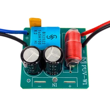 

60W 2 Way o Speaker Frequency Divider Treble Bass TWS 2 Unit Crossover Accessory