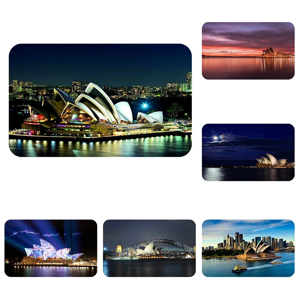 Sydney Opera House Australia Doormat Bath Kitchen Carpet Decorative Anti-Slip Mats Room Car Floor Bar Rugs Door Home Decor Gift | Дом и сад