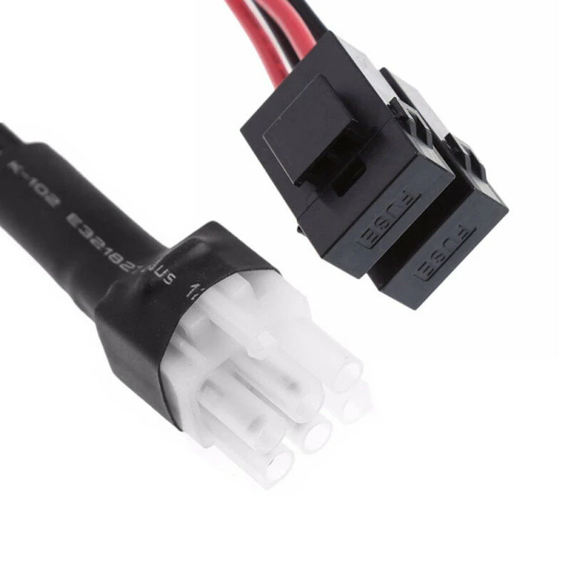 6P DC Мощность кабель 30Amp предохранитель для Kenwood радио TS-50s TS-60s TS-140 TS-440 TS-450 Icom OPC-025D Alinco DX-70T 77 70TH 16AWG провода