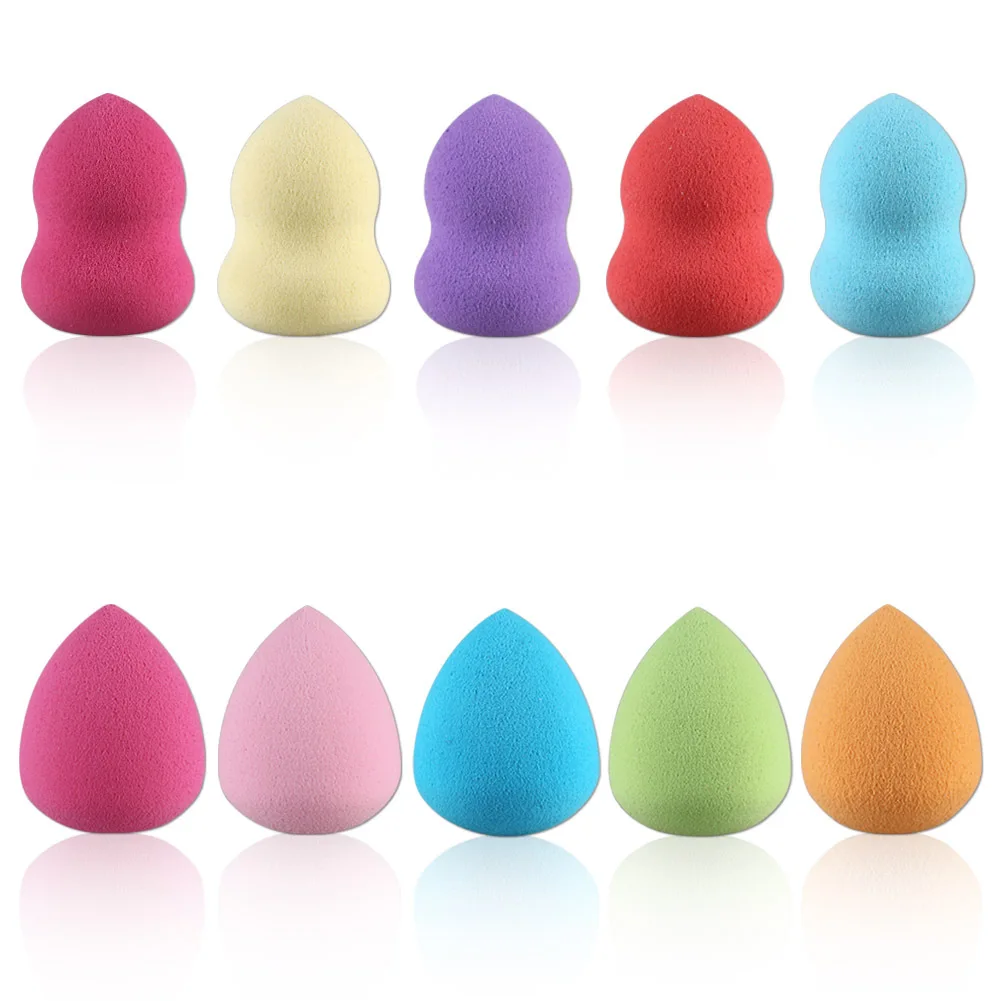 

Wet And Dry Dual Purpose Water Drop Puff Gourd Type Puff Set 5 PCs Set Manufacturers Direct Selling