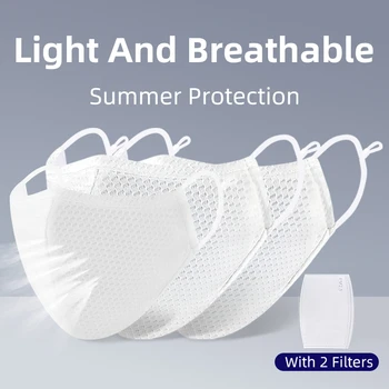 

Wecan Face Masks With Filter Black Washable Face Mask Protection Facial Anti-pollution Breathable Face Mask For Man Woman Child