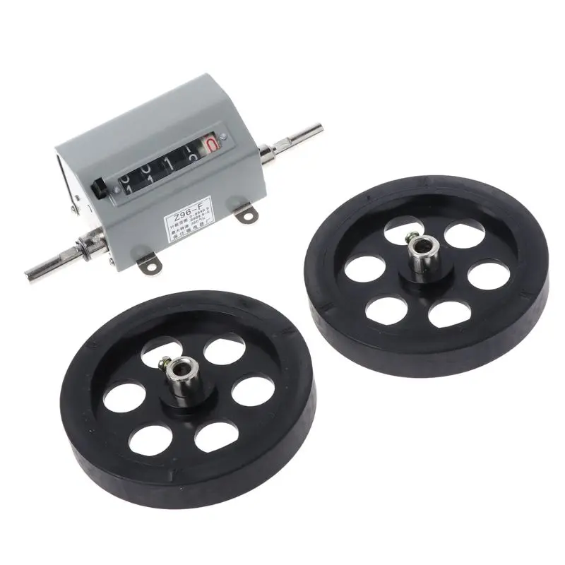 US $21.69 Z96 F Mechanical Length Distance Meter Counter Double Rolling Wheel 0 99999m