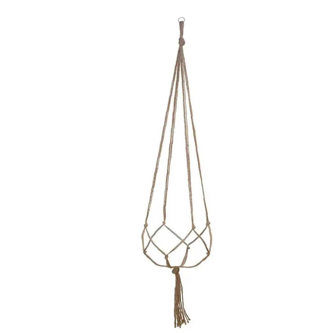 2 шт. веревка Канат с орнаментом завязанный висячий горшок для растений держатель