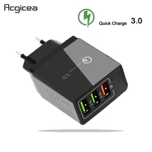 Universal 18W USB Charger Quick charge 3.0 5V 3A Charge For iphone 7 8 EU US Plug Mobile Phone Fast charger charging for Samsung