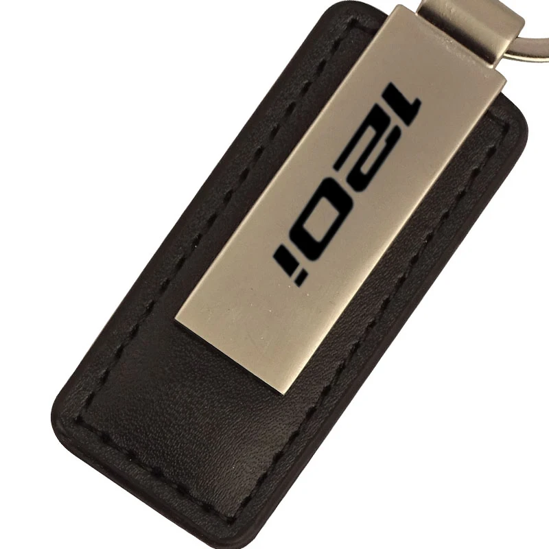 Leather Metal Car Key Chain BMW 1 series E81 E82 E84 E87 E88 F20 F21 118i 120d Accessories