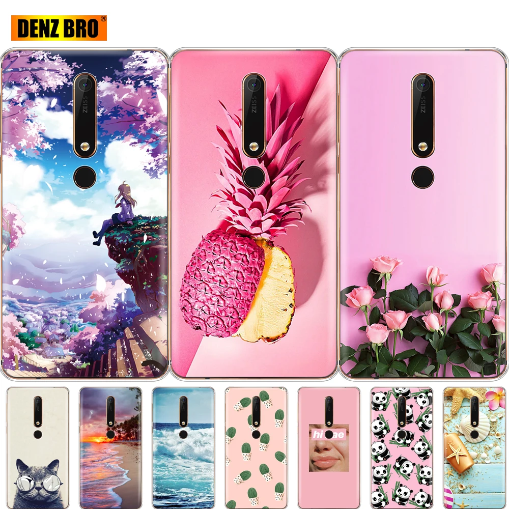

For Nokia 6 6.1 7 plus 8 9 nokia 6 2018 x5 x6 Case Silicon Soft TPU Back Cover for Phone cases 360 full protective Coque bumper