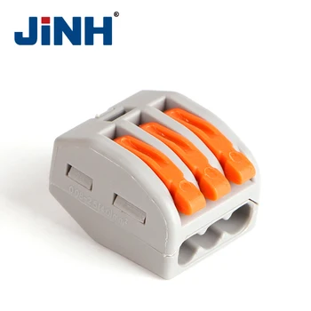 

3pin Mini Electrical Wire Connector Terminals Block Plug-in Quick Universal Wiring Cable wire terminator