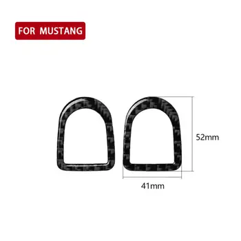 

Auto Door Lock Pins Frame Carbon Fiber Trim Perfect match Car Parts New