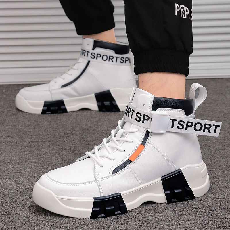 

Men's shoes autumn and winter new high-top shoes men's sports and leisure shoes men