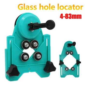 

New New Adjustable 4-83mm Diamond Drill Bit Tile Glass Hole Saw Core Bit Guide With Vacuum Base Sucker Tile Glass openings Locat