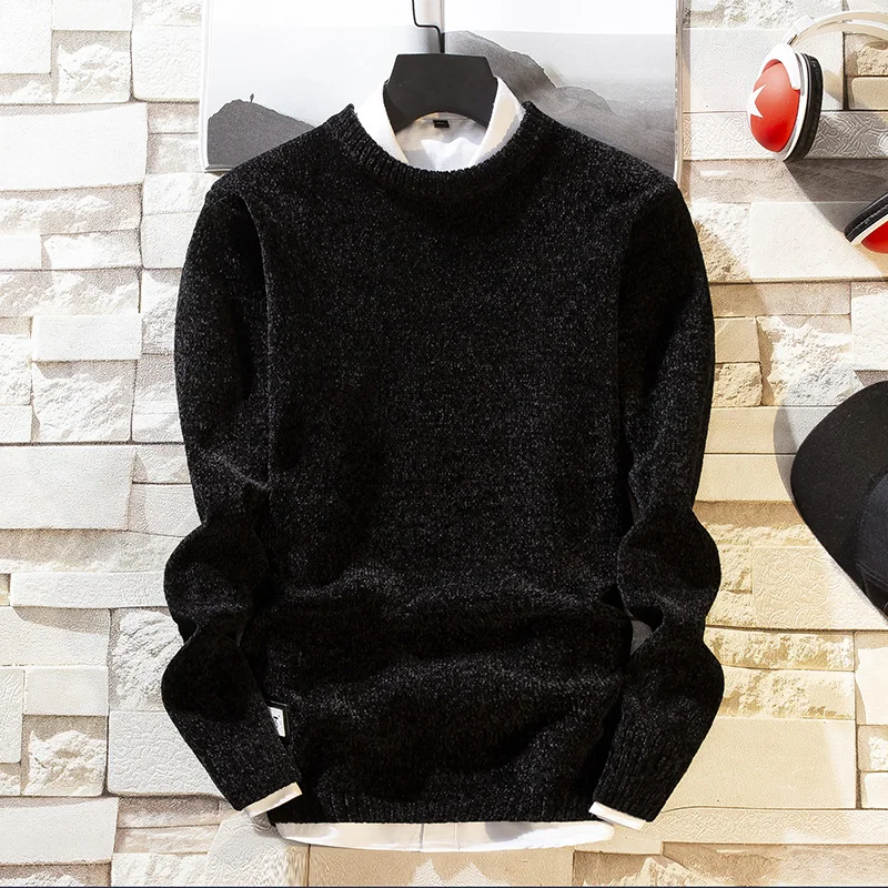 

2019 New Winter Arrival Thick Sweater Men Long Sleeve Slim Fit Keep Warm Male Pullovers High Quality Mens Christmas Sweaters