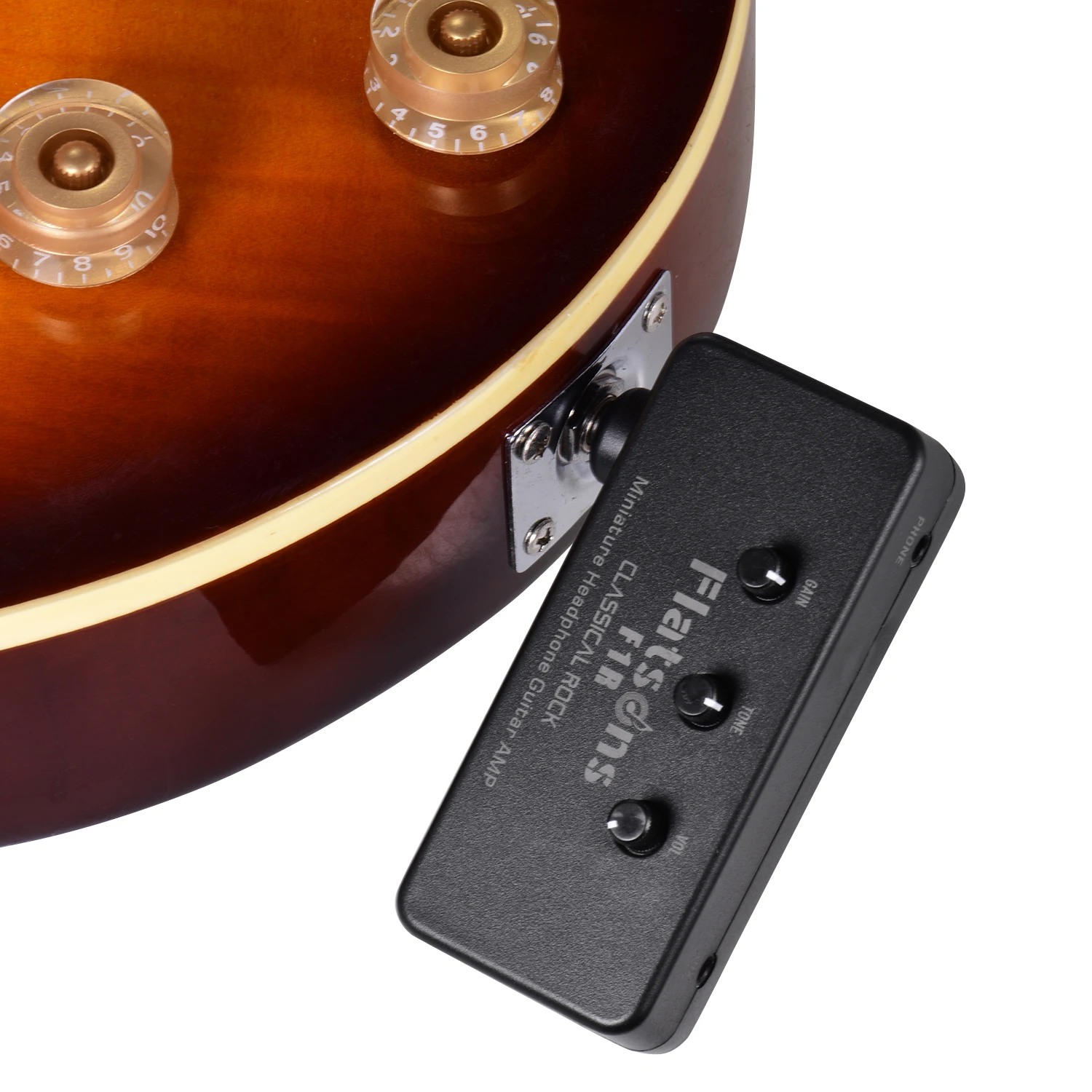 Flatsons F1R Mini Headphone Guitar Amp Amplifier with 3 5mm Headphone Jack AUX Input Plug and Play guitar parts