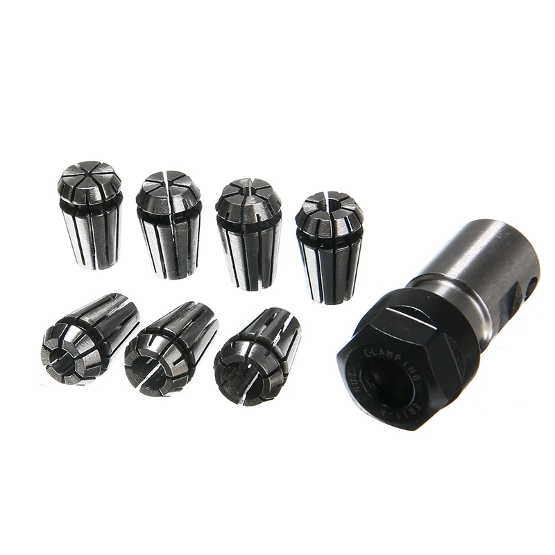 1pc ER11A 5mm Extension Rod Motor Shaft Holder with 7pcs ER11 Spring Collet 1/2/3/4/5/6/7mm | Инструменты