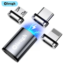 

Elough OTG Adapter Magnetic Micro USB Type-C Converter Female To Type C Micro For iPhone Xiaomi Macbook Charge Convertor
