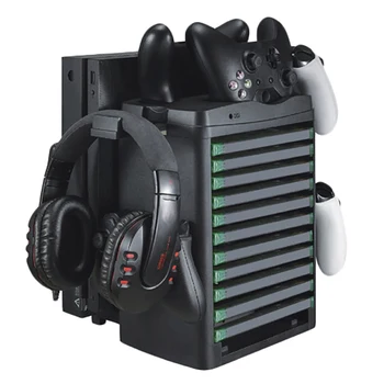 

for ONE/X/Slim VR Display Cabinet Accessories Slim & Pro Vertical Cooling Fan Cooler Controller Charger Game Board Headset