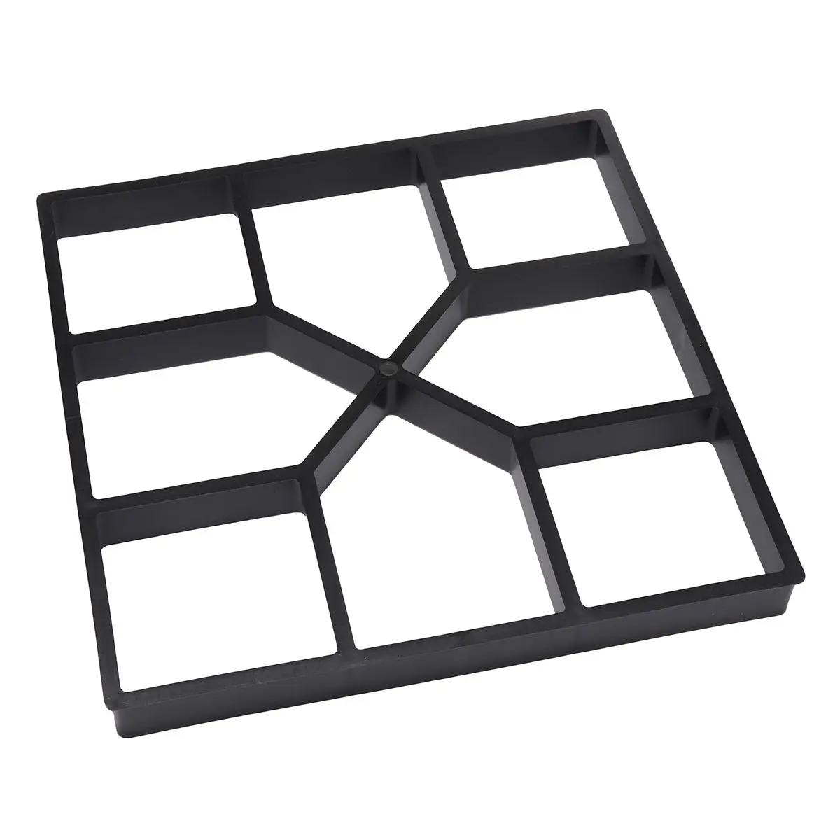 Driveway Stone Path Mold Maker Cement Bricks Mould Patio Garden Decoration 40x40cm DIY Pavement Paving Molds Concrete Stepping