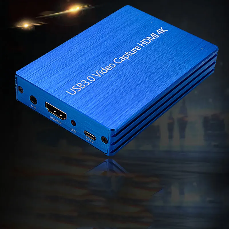 

4K HDMI to USB 3.0 Video Capture Card Dongle 1080P HD Video Recorder Grabber Capture for OBS Capturing Gaming Live Streaming