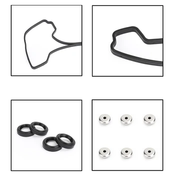 

Areyourshop 90441-PNA-010 GENUINE VALVE COVER GASKET SET & SPARK PLUG TUBE SEALS For HONDA S2000 12341-PNA-000 12342-PCX-004