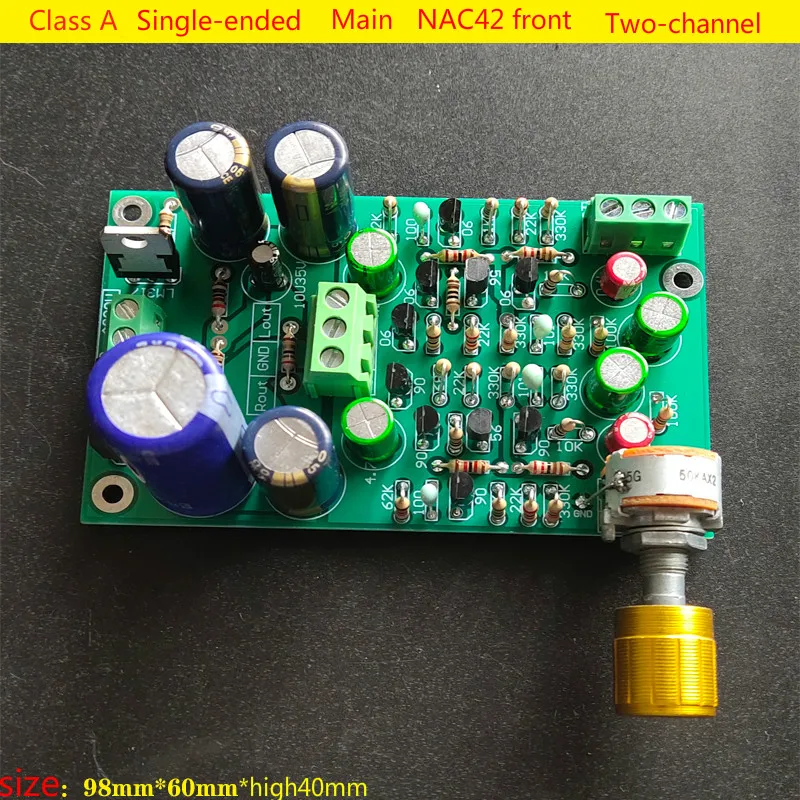 GHXAMP Amplifier Preamplifier Board Class A Single-ended Naim NAC42 lines HIFI Dual Channel Split Preamp | Электроника