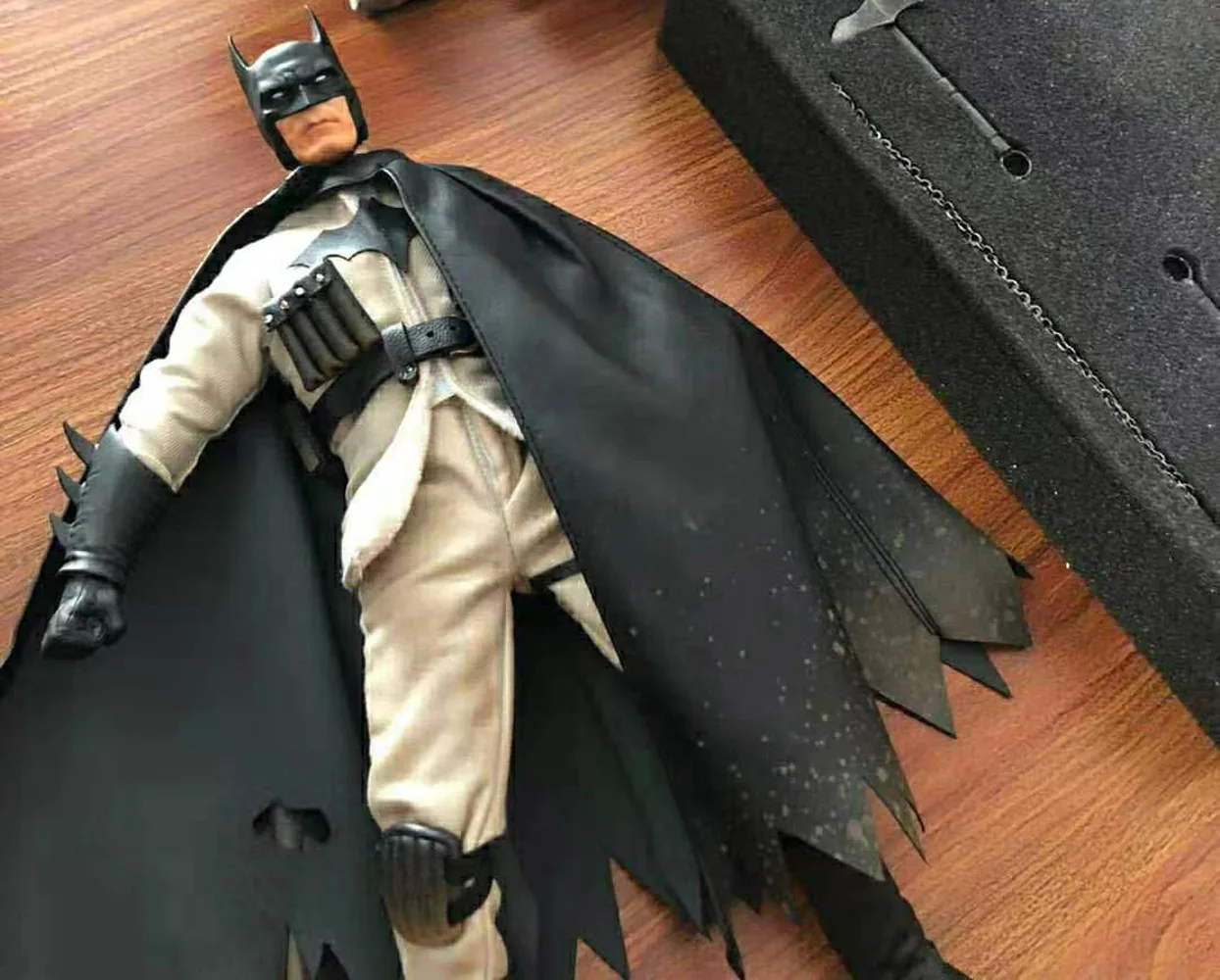 red son batman figure