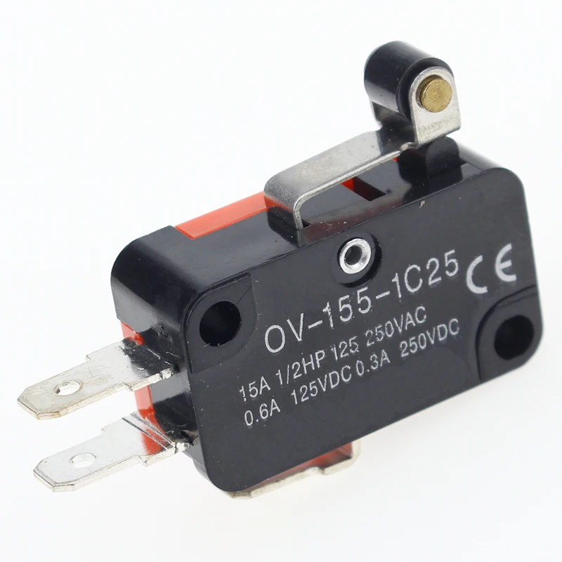 5pcs V-155-1C25 Inching switch limit short handle roller silver point | Обустройство дома